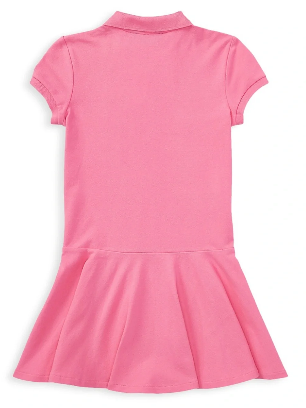 Polo Ralph Lauren Girls' Iconic Cotton Collar Dress Drop Waist Big Kid Sz S / 7